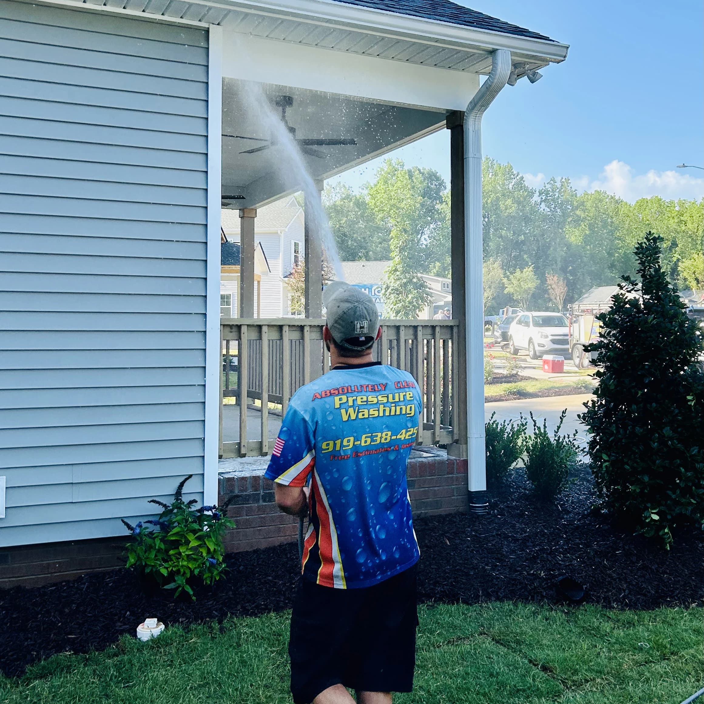 Professional pressure washing